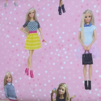 Baumwolljersey "Barbie"