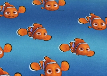 Biojersey "Nemo-blau-orange"
