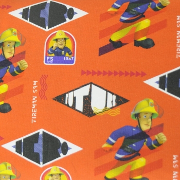 Baumwolljersey "Feuerwehrmann Sam 3"